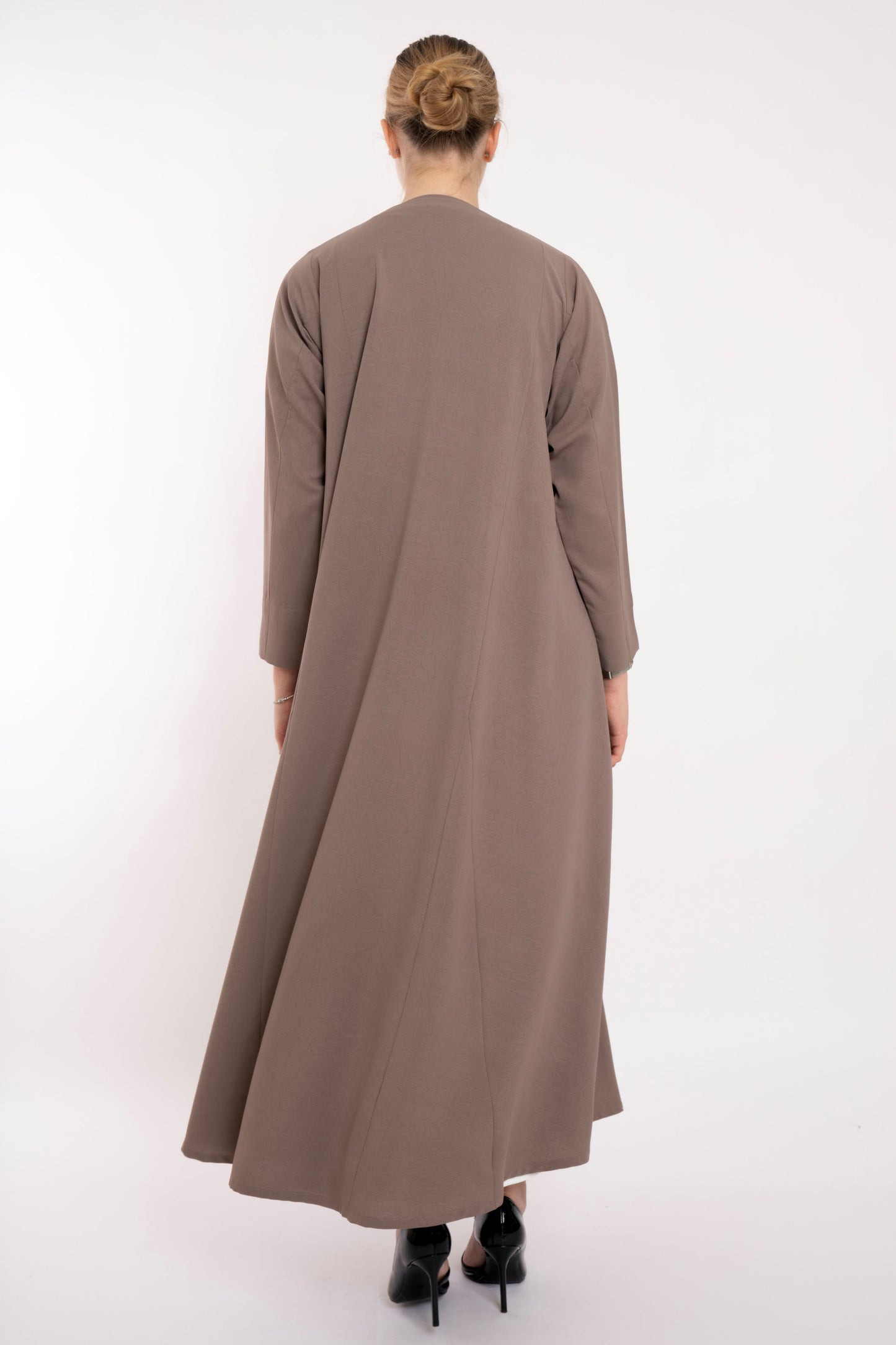 Minimal Beige Blazer Style Abaya
