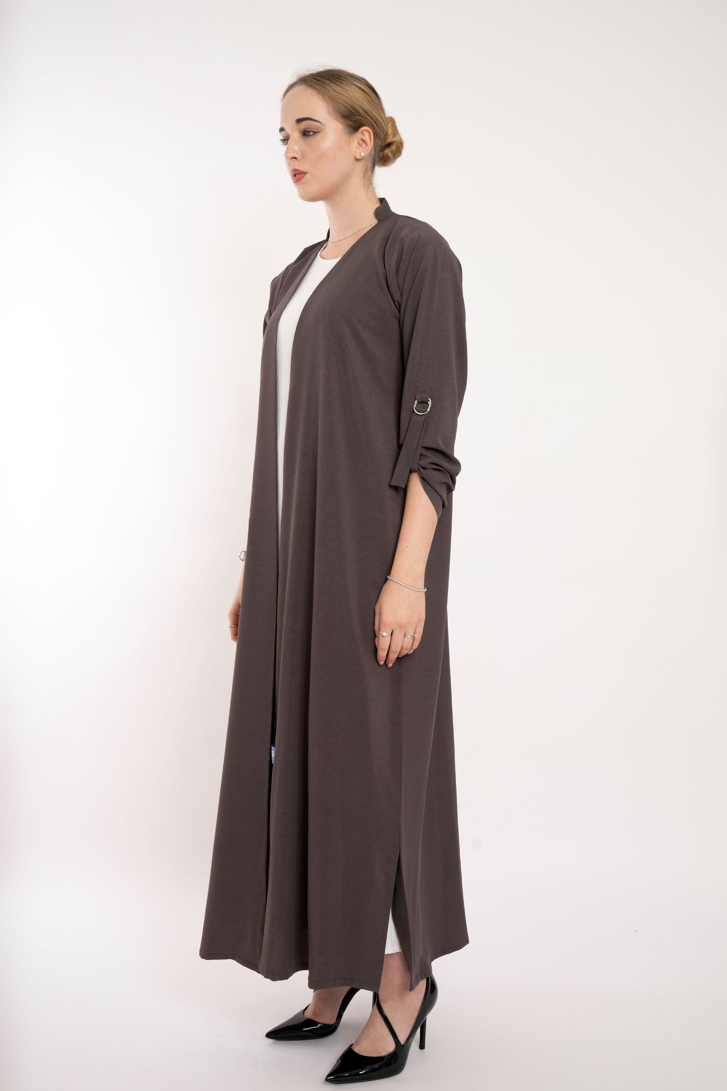 Flowy Brown Relaxed  Abaya