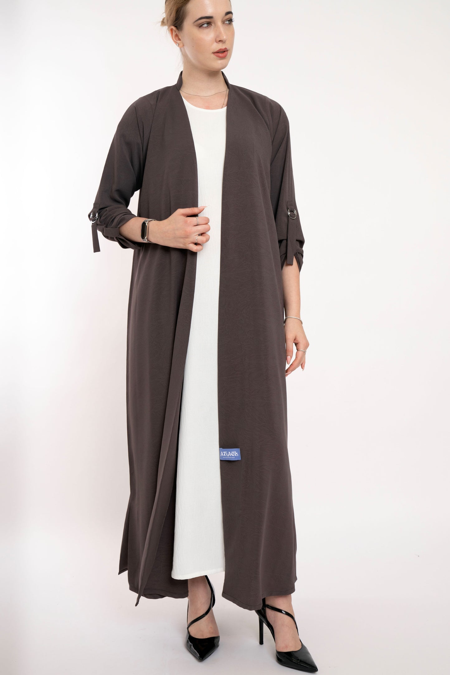 Flowy Brown Relaxed  Abaya
