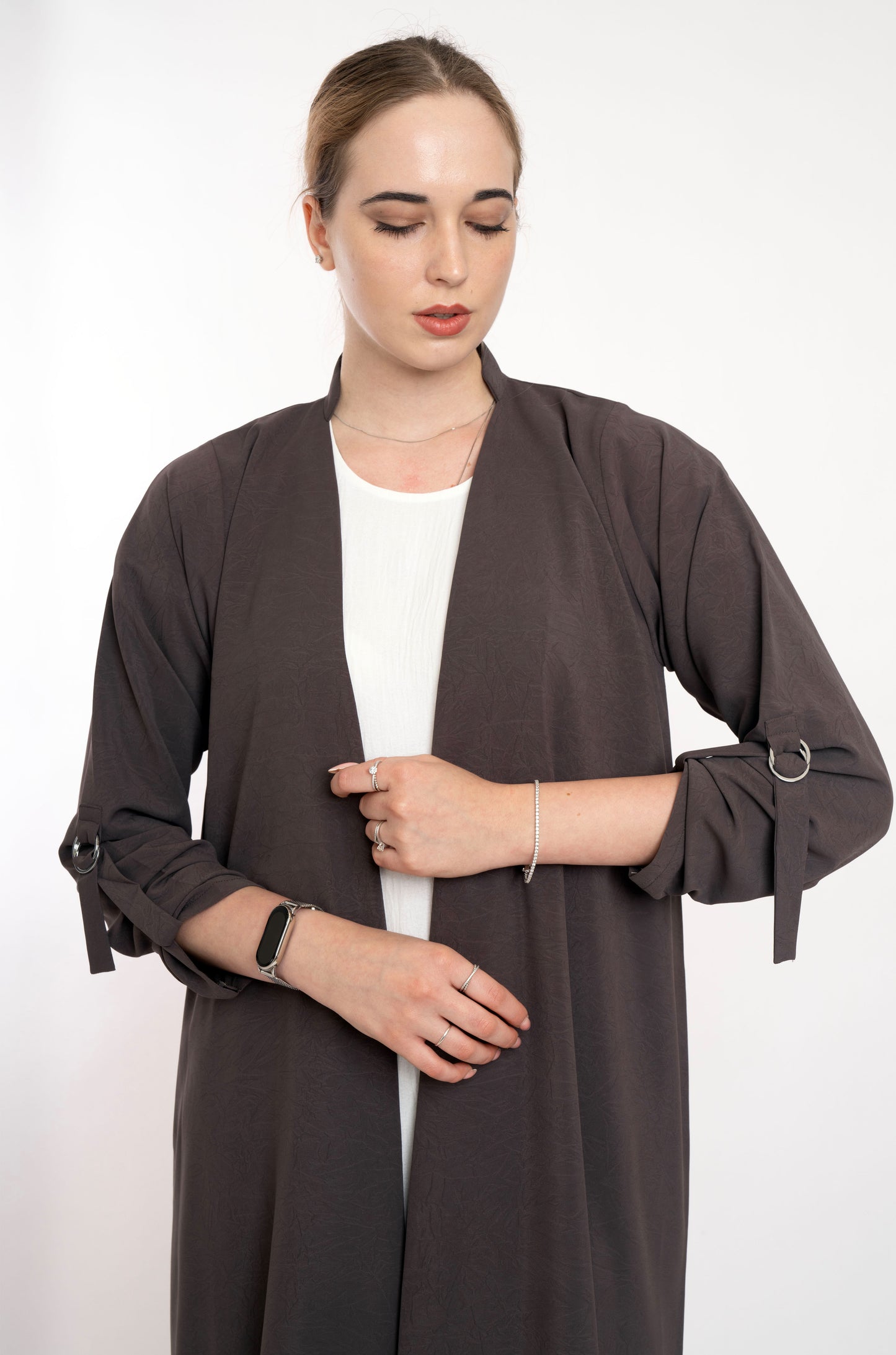 Flowy Brown Relaxed  Abaya