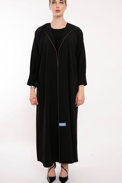 Minimal Black queen sleeve  Abaya