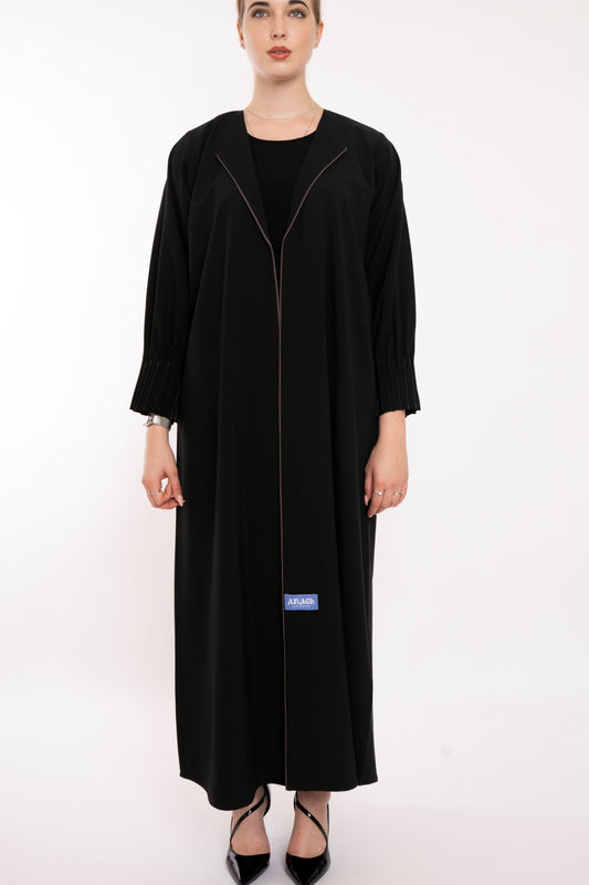 Minimal Black queen sleeve  Abaya