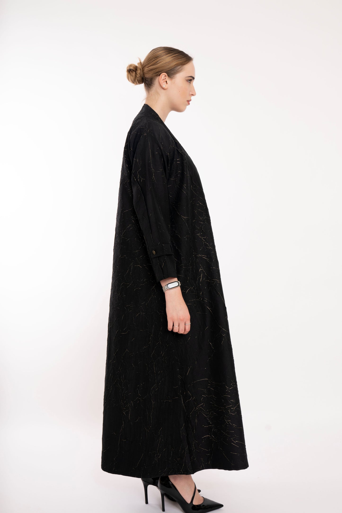 Show Stopper Evening Black Abaya